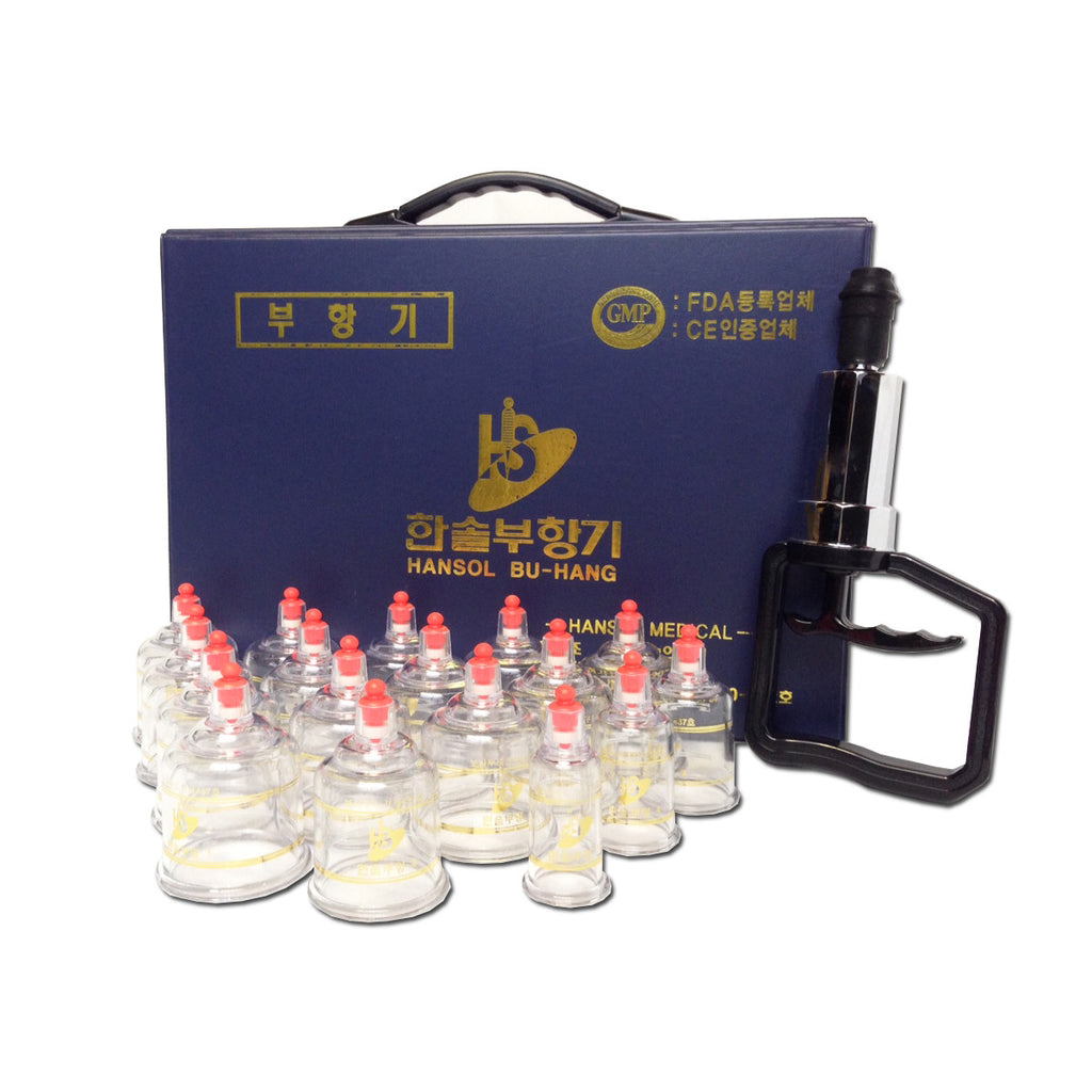 #C-20 Hansol Cupping Set 17pcs (한솔 부항세트)