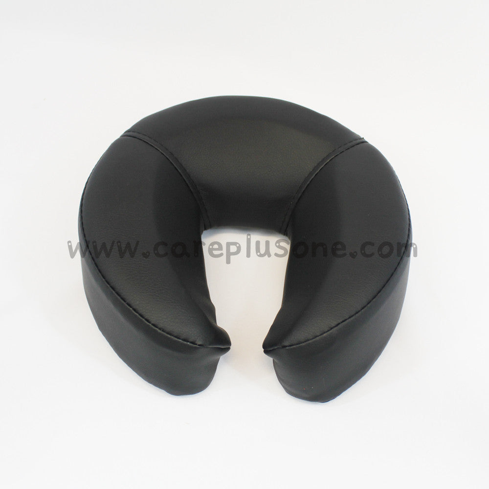 #P-02 ROUND CRESCENT FACE HEADREST CUSHION Black(도넛모양 얼굴베게 검정)